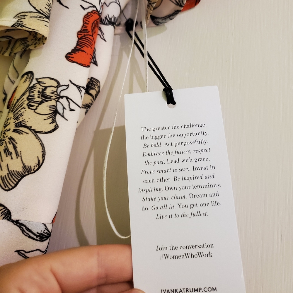Ivanka trump floral dress NWT size 2 - Picture 5 of 6